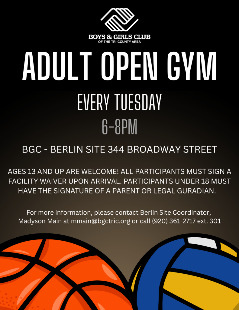 Adult Open Gym Update